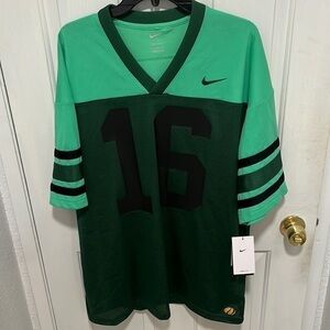 Nike Dri-Fit Men's Green Plain Football Jersey Size L Retail 105$ DV7364-341.
